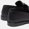 V læderloafers