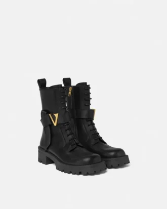 V læderstøvler 45 mm