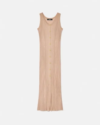 Vanisé ribstrikket maxi-kjole