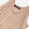 Vanisé ribstrikket maxi-kjole