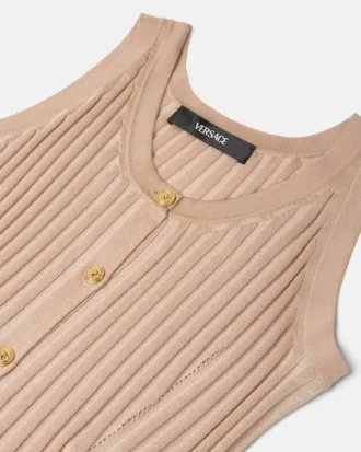 Vanisé ribstrikket maxi-kjole