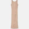 Vanisé ribstrikket maxi-kjole