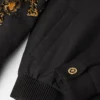 Versace Leopard Mélange uldblousonjakke