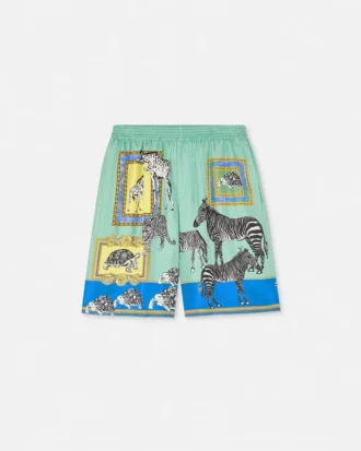 Versace Safari silke shorts