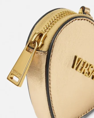 Versace Tag metallisk møntpung