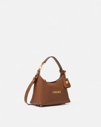 Versace Tag Nappa Hobo-taske
