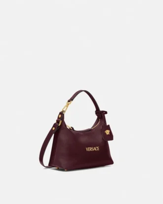 Versace Tag Nappa Hobo-taske