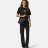 Versace Tag Nappa Hobo-taske