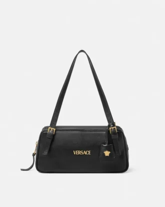 Versace Tag stor nappa bowlingtaske