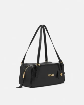 Versace Tag stor nappa bowlingtaske