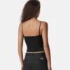 Viskose strikket crop top
